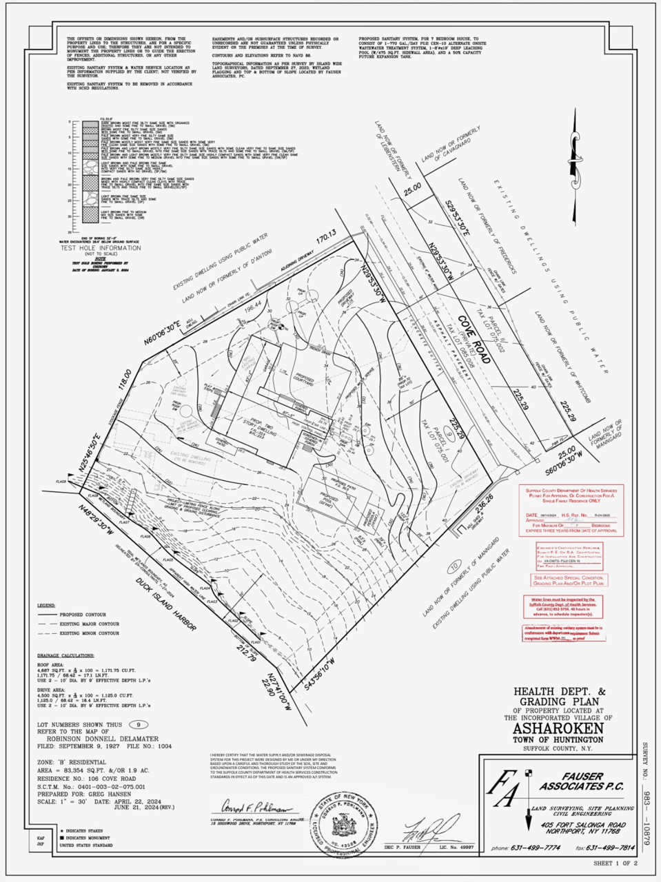 106 cove survey 106 cove survey